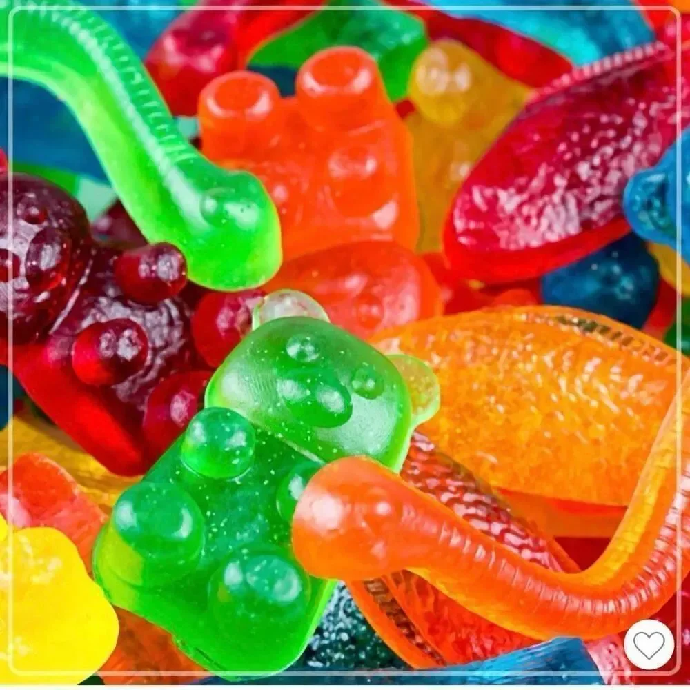 Nostalgia Gummy Candy Making Kit With 4 Silicone Mold Trays Bundle Multicolor OS